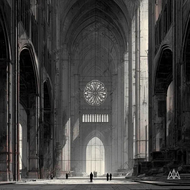 Cathedral Hoodie — artwork detail