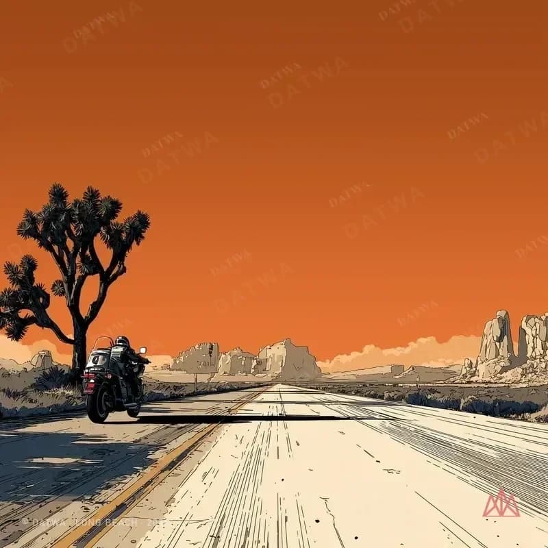Highway Hoodie — artwork detail