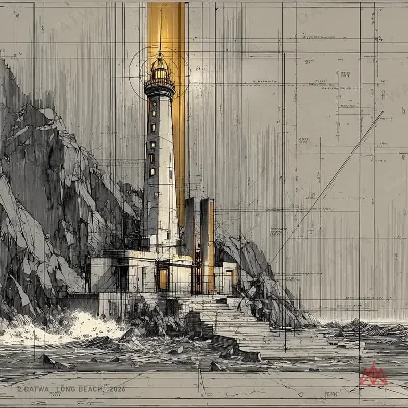 Lighthouse Hoodie — artwork detail